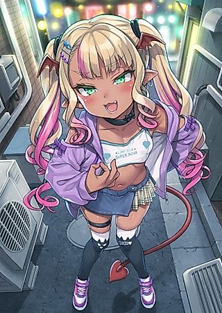 Cover image for the manga called A Kind(?) Cheeky Succubus Brat