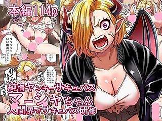 Cover image for the manga called Junjou Yankee Succubus Marsha-chan: Ningen-kai de Succubus Kenshuu