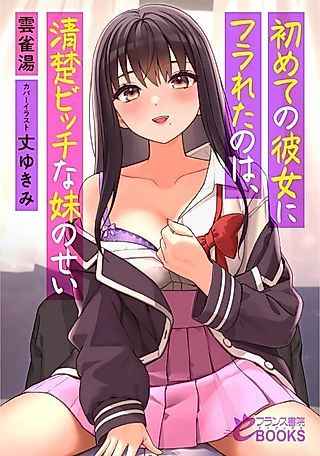 Cover image for the novel called Hajimete no Kanojo ni Furareta no wa, Seiso Bitch na Imouto no Sei