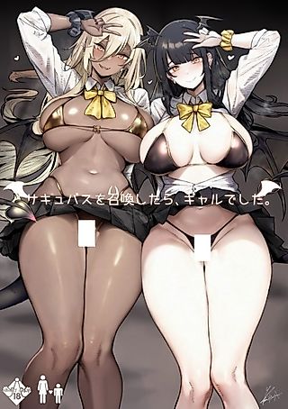 Cover image for the manga called Succubus wo Shoukan shitara, Gyaru Deshita.