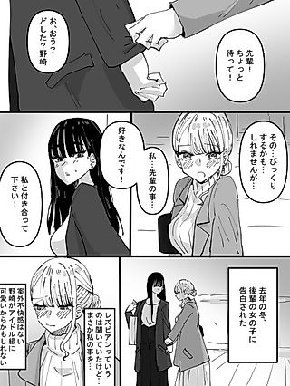 Cover image for the manga called I Was Confessed To By a Lesbian Girl