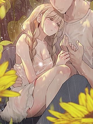 Cover image for the manhwa called Beneath the Sunflowers