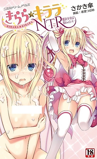 Cover image for the novel called Kirara★Kirara NTR: Mahou Shoujo wa Kawatteiku...