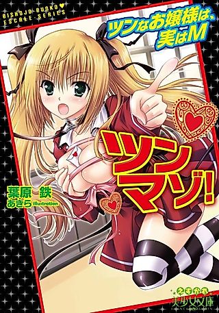Cover image for the novel called Tsunmazo! Tsun na Ojousama wa, Jitsu wa M