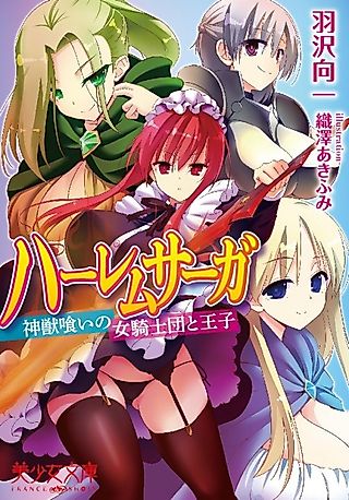 Cover image for the novel called Harem Saga: Shinjuukui no Onna Kishidan to Ouji