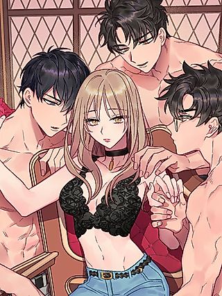 Cover image for the manhwa called Him and Him and Him
