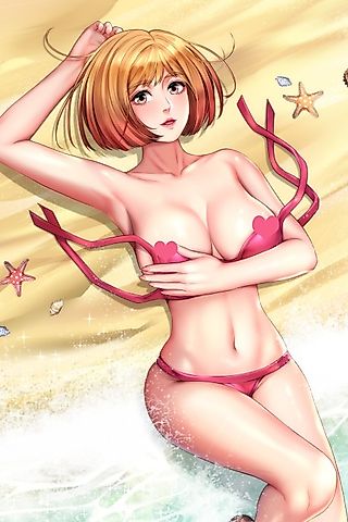 Cover image for the manhwa called Beach Beauties