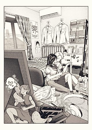 Cover image for the manga called Kobito wa Mita.