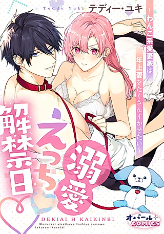 Cover image for the manga called Dekiai Ecchi Kaikinbi: Wanko Kei Aisaika wa Toshiue Tsuma wo Takusan Ikasetai