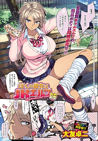 Cover image for the manga called My Girlfriend is a High School Elf Older Sister