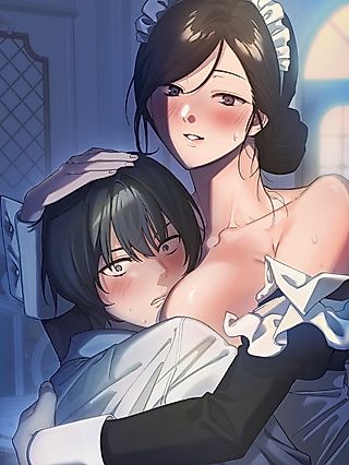 Cover image for the manhwa called The Capable Maid Tames the Young Master