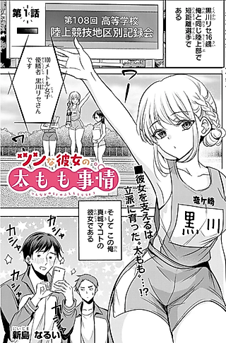 Cover image for the manga called My Tsundere Girlfriend's Thick Thighs Situation