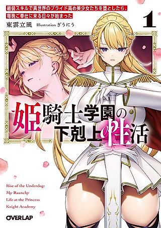 Cover image for the novel called Hime Kishi Gakuen no Gekokujou Seikatsu: Saijaku Skill de Isekai no Pride Takame Bishoujo-tachi wo Otoshitara, Maiban Gohoushi ni Kuru Hibi ga Hajimatta