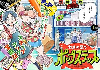 Cover image for the manga called POP into "Turtle's feet", your days are slowly changing!