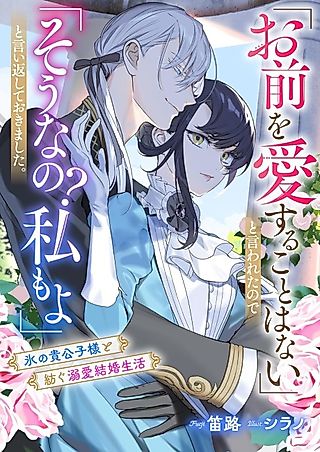 Cover image for the novel called "Omae wo Aisuru Koto wa Nai" to Iwareta node "Sonna no? Watashi mo yo" to Iikaeshite Okimashita. Koori no Kikoushi-sama to Tsumugu Dekiai Kekkon Seikatsu