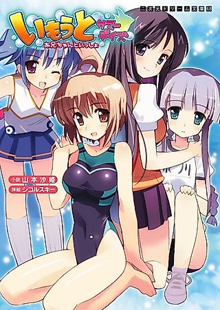 Cover image for the novel called Imouto Summer Days: Oniichan to Issho