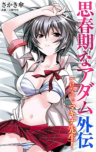 Cover image for the novel called Shishunki na Adam Gaiden: Ikenai Makina-sensei!