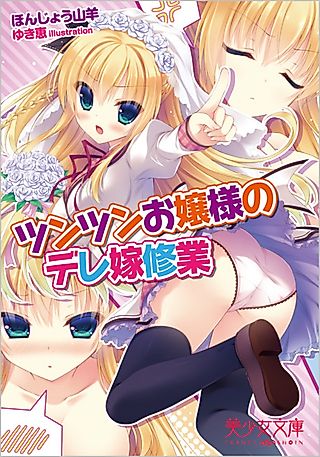 Cover image for the novel called Tsun Tsun Ojousama no Dere Yome Shugyou