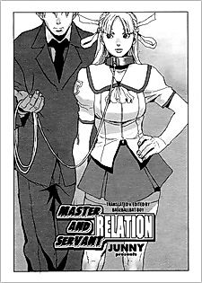 Cover image for the manga called Master and Servant Relation