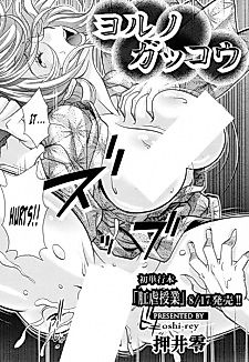 Cover image for the manga called Yoru no Gakkou