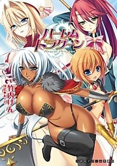 Cover image for the novel called Harem Dragoon