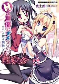 Cover image for the novel called H na Seiyuu ja Dame desu ka? Watashi no Koe wo Choukyou shite!