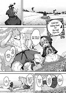 Cover image for the manga called Little Red Riding Hood, and the Wolf