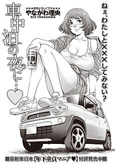 Cover image for the manga called Spending the Night in the Car...