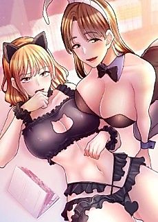 Cover image for the manhwa called Erotic Manga Café Girls