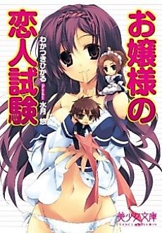 Cover image for the novel called Ojousama no Koibito Shiken