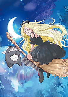 Cover image for the manga called Lunatica Blue, a Magic I Dedicate to You