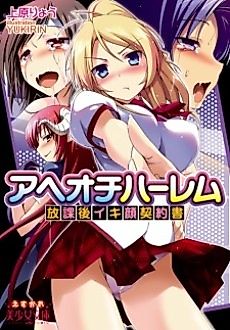 Cover image for the novel called Aheochi Harem: Houkago Ikigao Keiyakusho