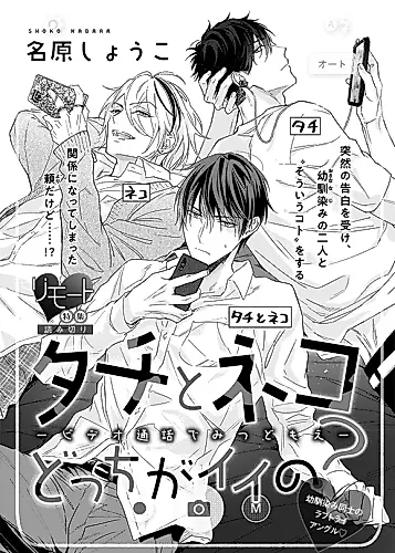 Cover image for Tachi to Neko Docchi ga Ii no? Video Tsuuwa de Mitsudomoe