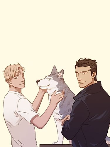 Cover image for One Dog and Two Men