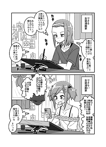 Cover image for Crossdressing Manga Artists in Reality vs Fantasy