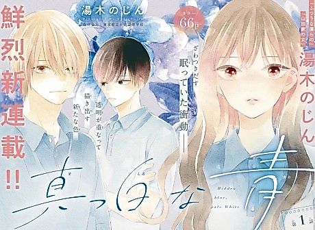 Cover image for Hidden blue, pale white
