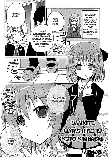 Cover image for Damatte Watashi no Iu Koto Kikinasai!