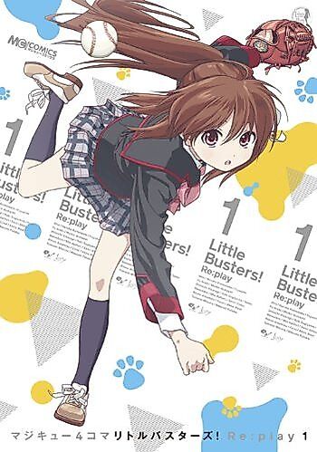 Cover image for the manga called Magi-Cu 4-koma: Little Busters! Re:play