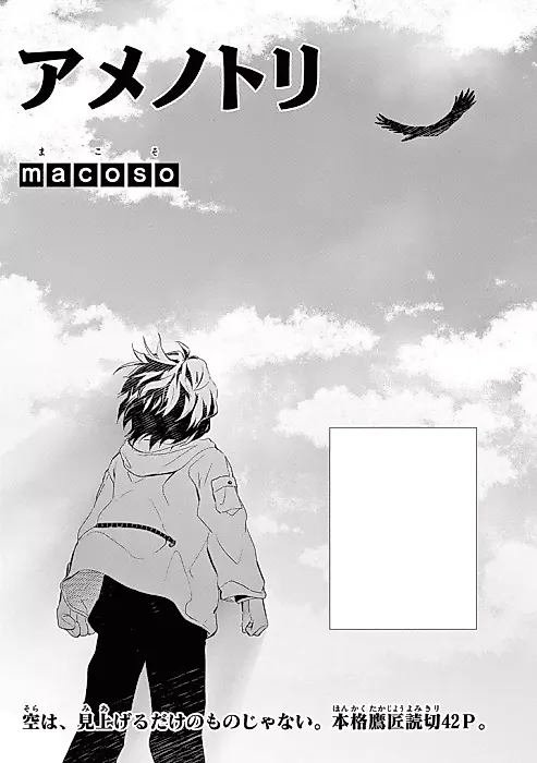 Cover image for the manga called Ame no Tori