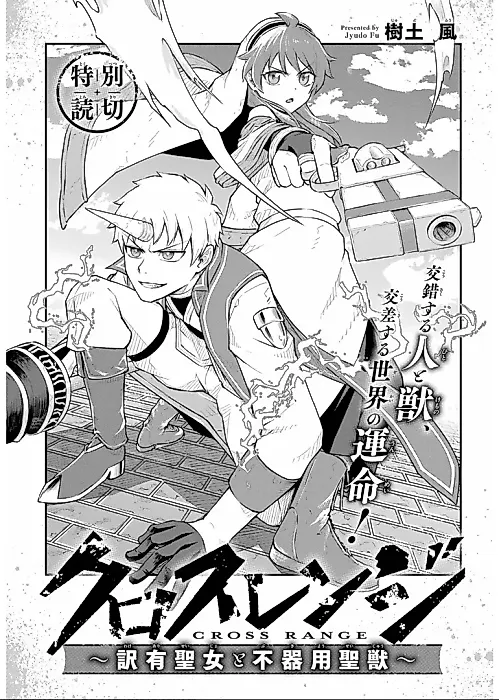 Cover image for the manga called Crossrange: Wakeari Seijo to Bukiyou Seijuu