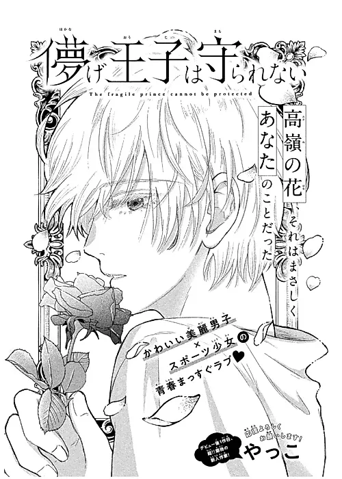 Cover image for the manga called The Fragile Prince Cannot Be Protected