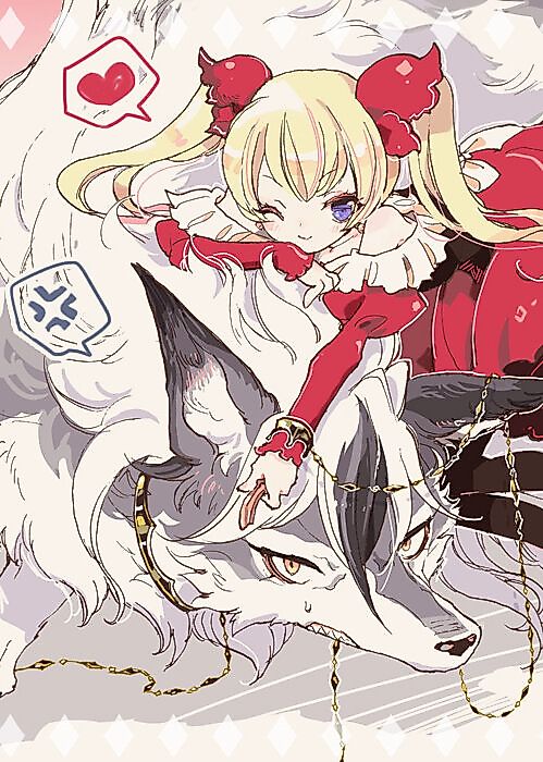 Cover image for the manga called Kanmuri-hime to Ookami