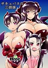 Cover image for the manga called Three Succubus Sisters