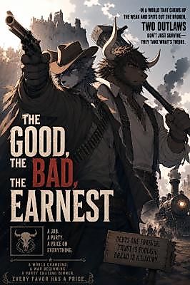 Cover image for the novel called The Good, the Bad, the Earnest