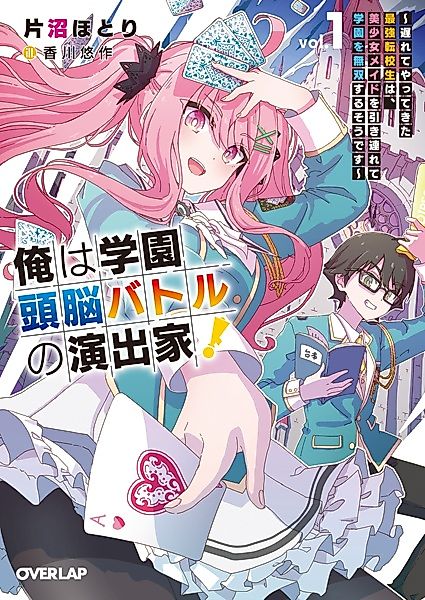 Cover image for the novel called Ore wa Gakuen Zunou Battle no Enshutsuka!