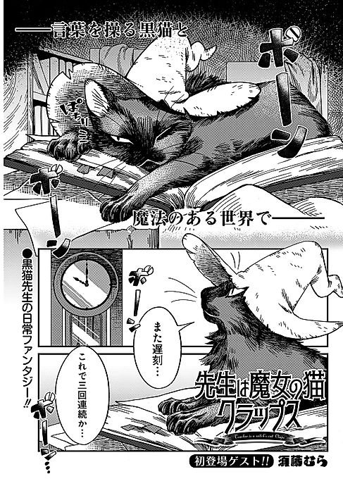 Cover image for the manga called Teacher Witch Cat Craps