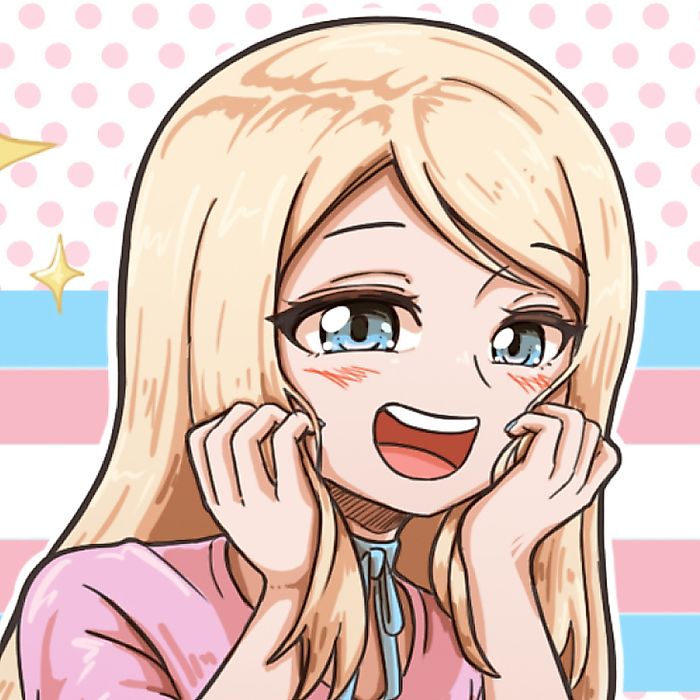 Cover image for the oel called I want to be a cute anime girl