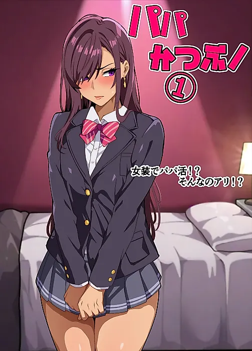 Cover image for the manga called Cross-Dressing Sugar Daddy Club! 1: Cross-Dressing For a Sugar Daddy!? Is That Even a Thing!?