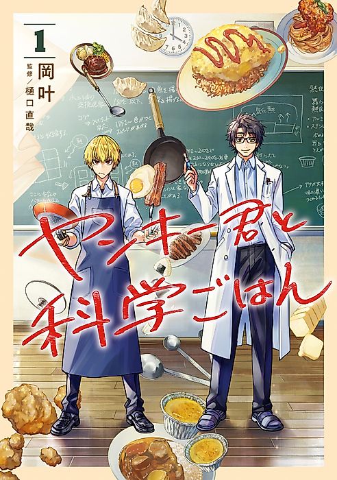 Cover image for the manga called Yankee-kun to Kagaku Gohan