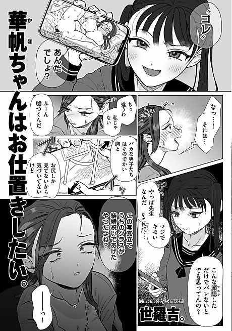 Cover image for the manga called Kaho-chan wa Oshioki Shitai.